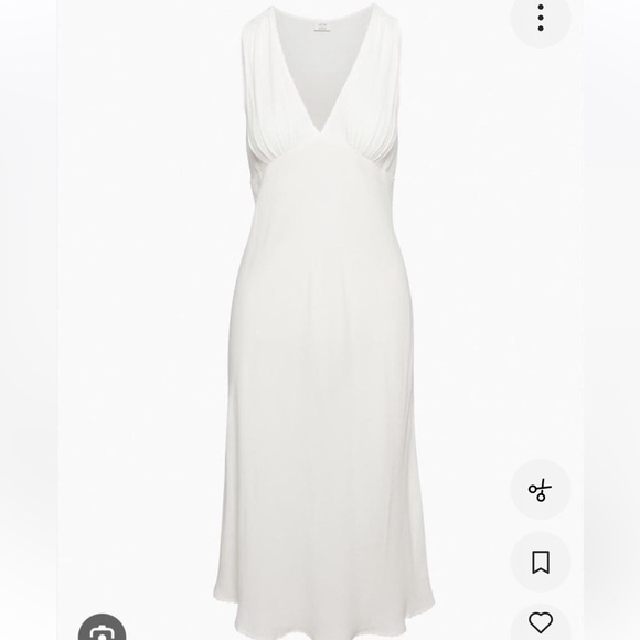 Aritzia Wilfred Orchestra Dress in White - Picture 2 of 6